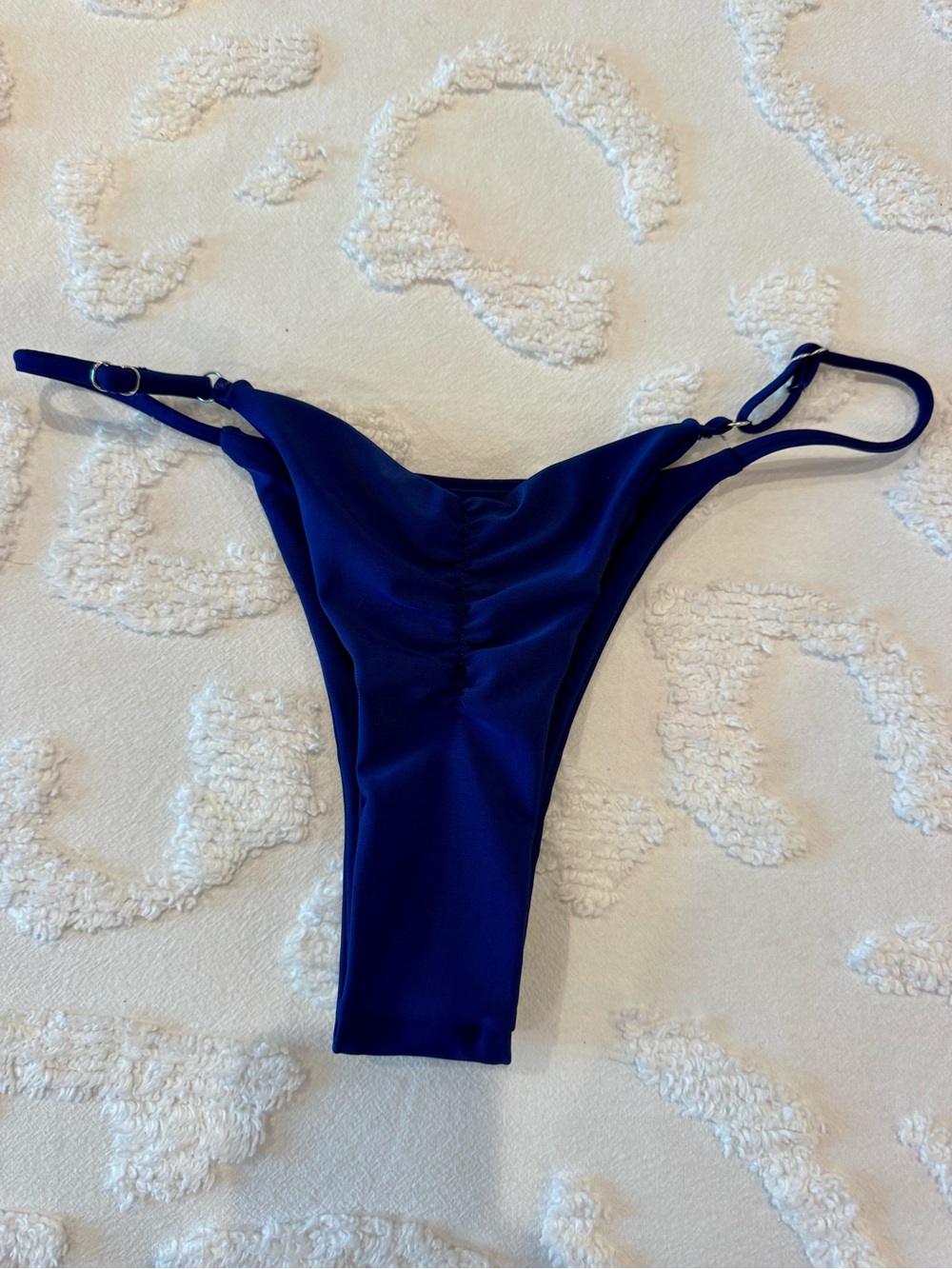 Navy Blue Triangle Bikini - Picture 3 of 4